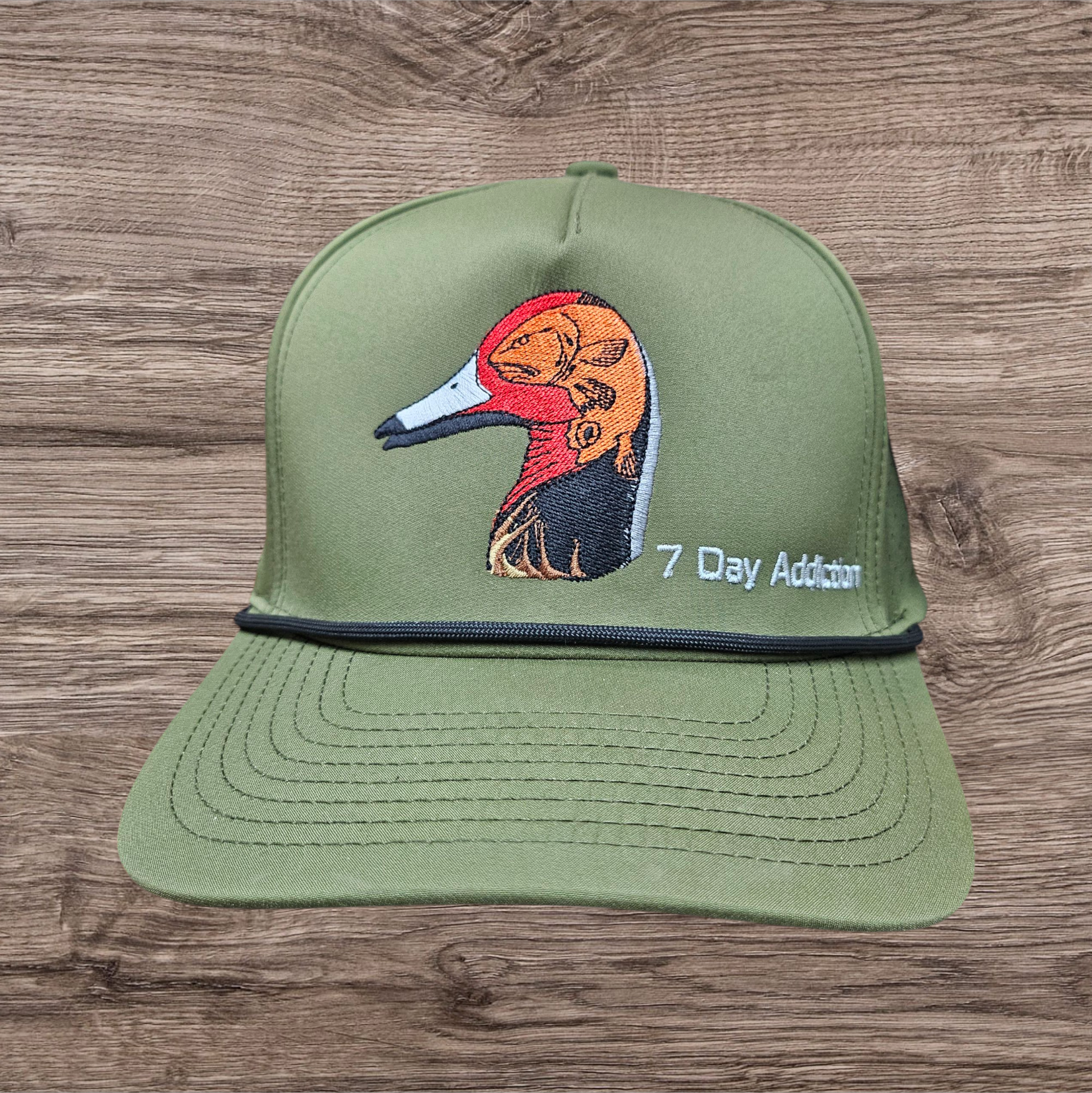 7 DAY CAP, DUCK, LIGHT GREEN