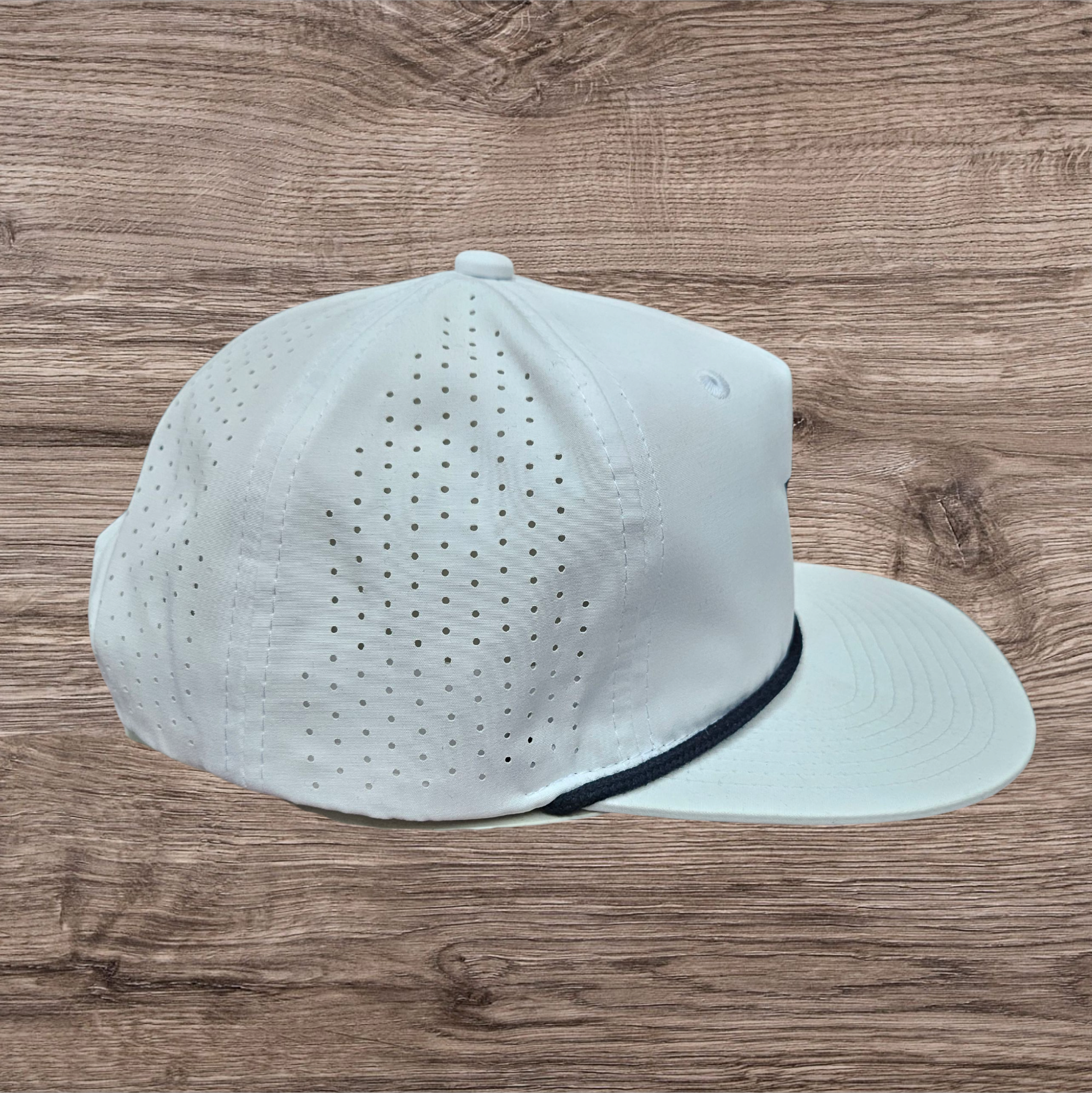 7 DAY CAP, LOGO, WHITE