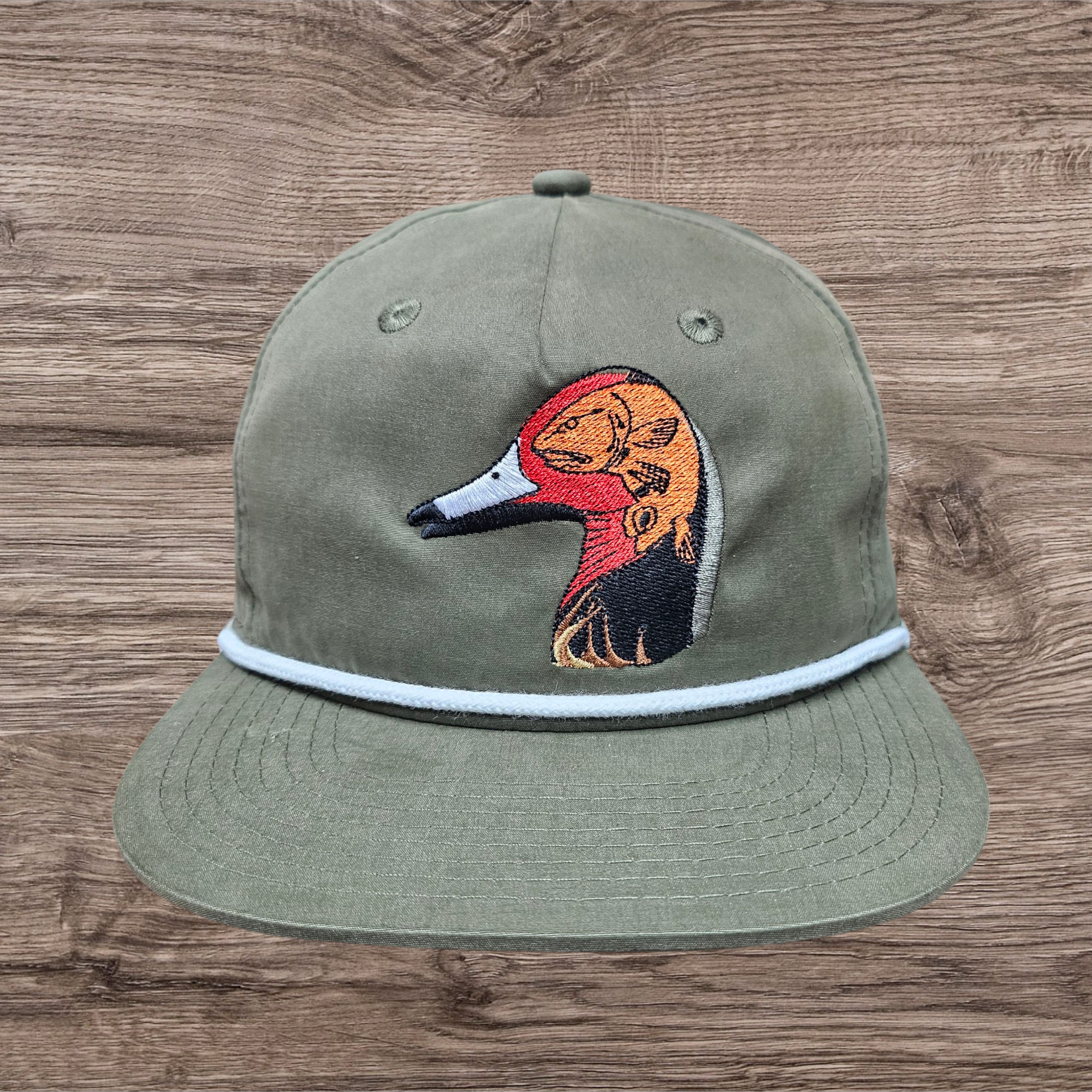 7 DAY CAP, DUCK, ARMY GREEN