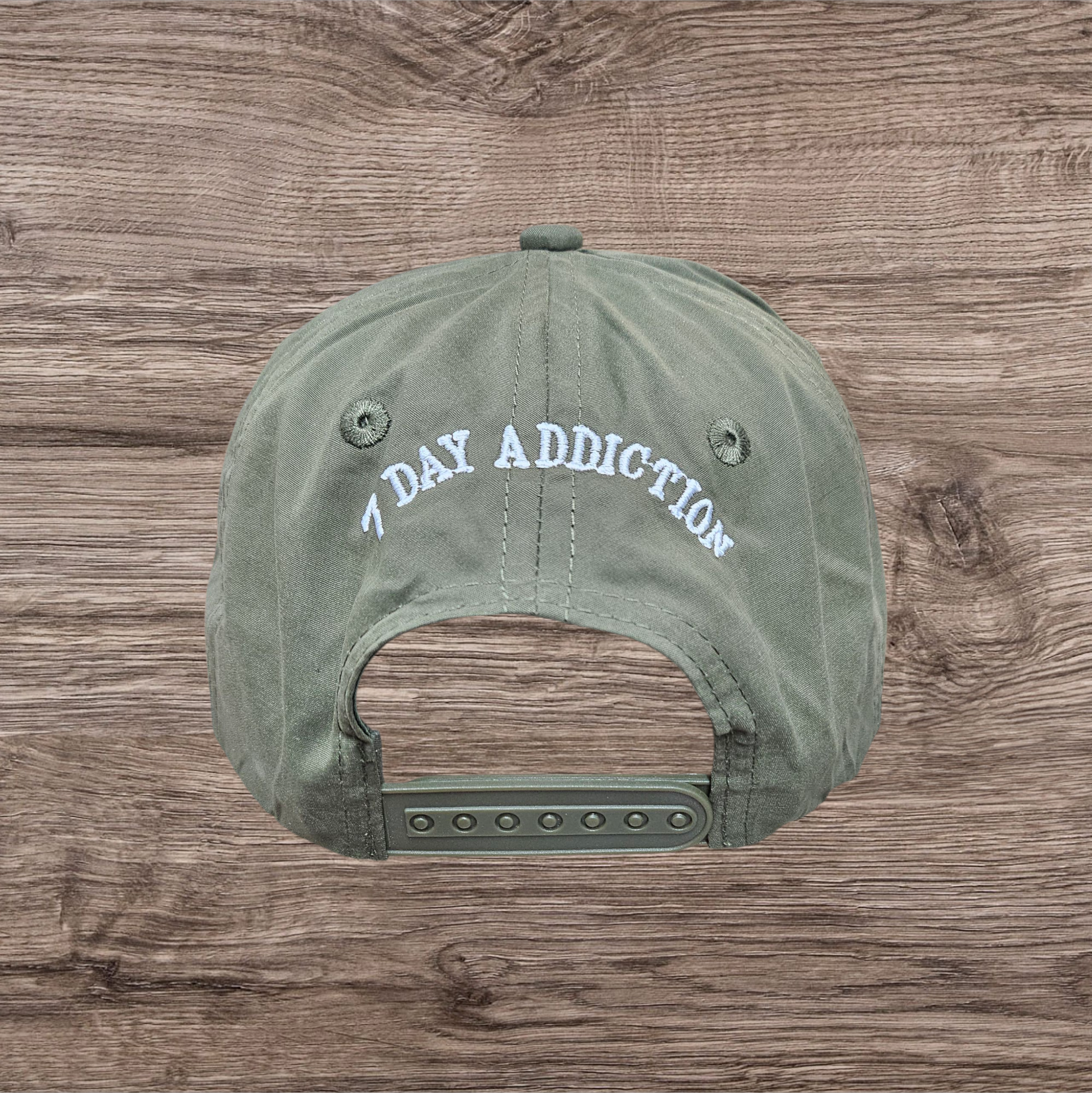 7 DAY CAP, DUCK, ARMY GREEN