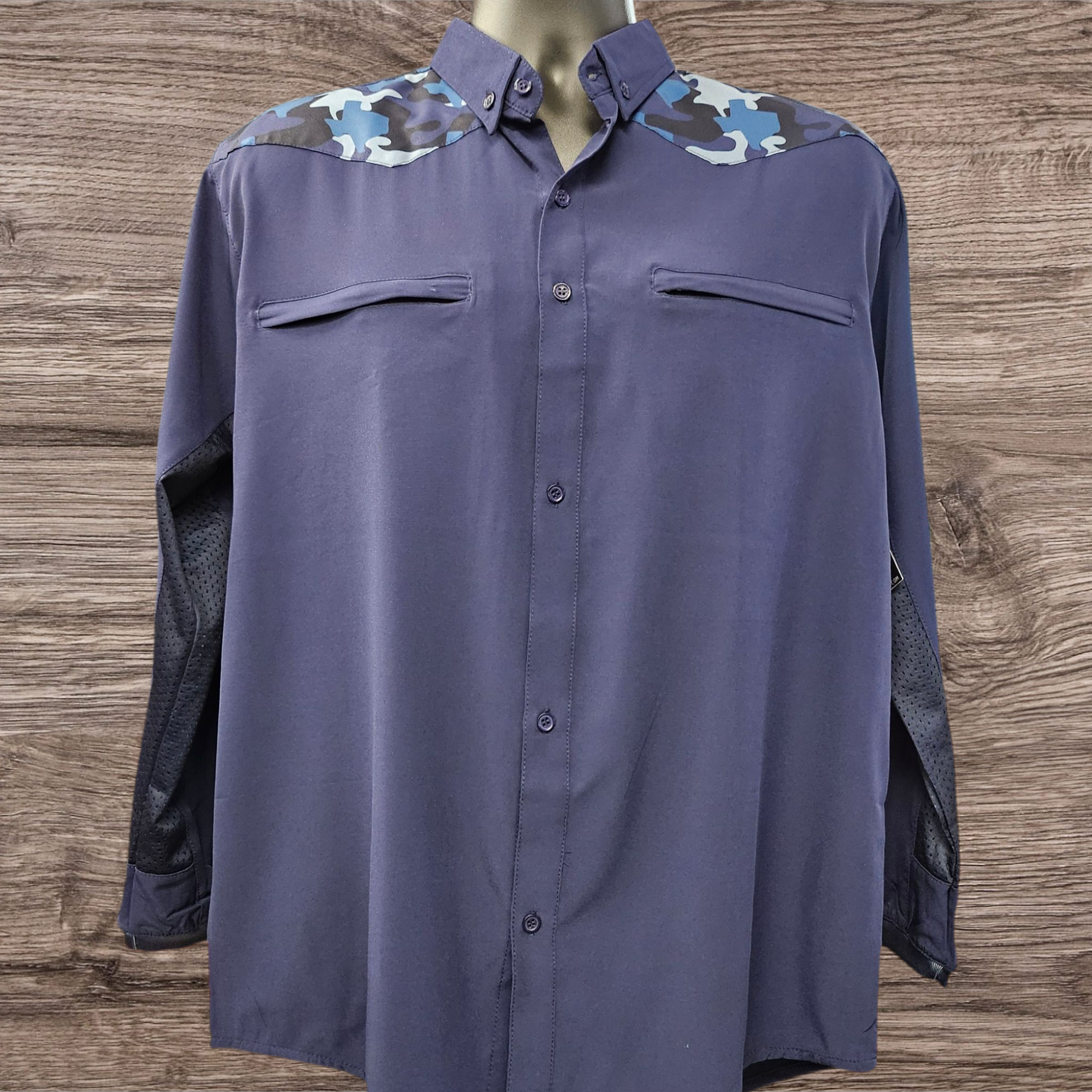 7 DAY WESTERN EXTREME MANSFEILD CAMO (NAVY BLUE)