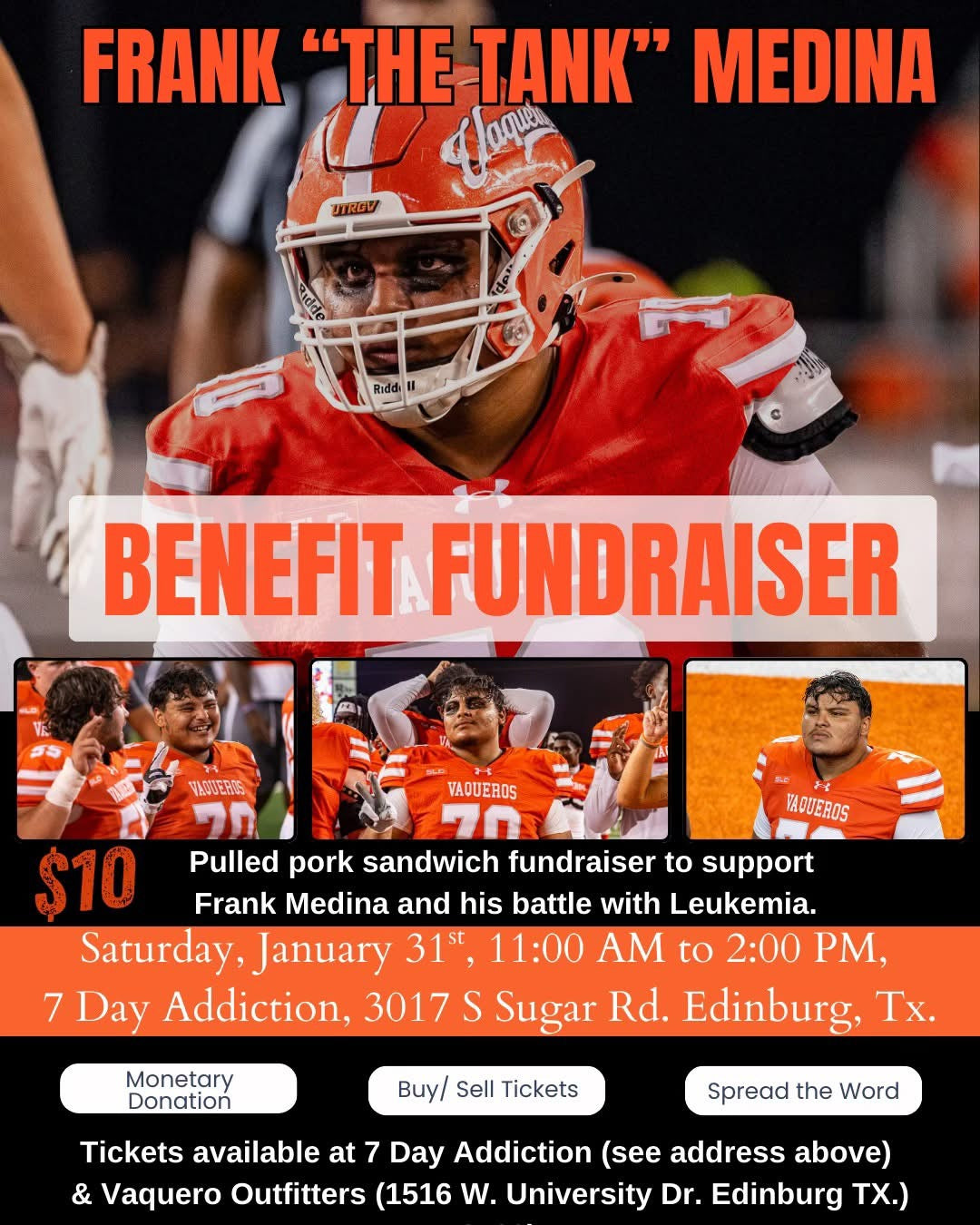 Frank "The Tank" Medina BBQ Plate