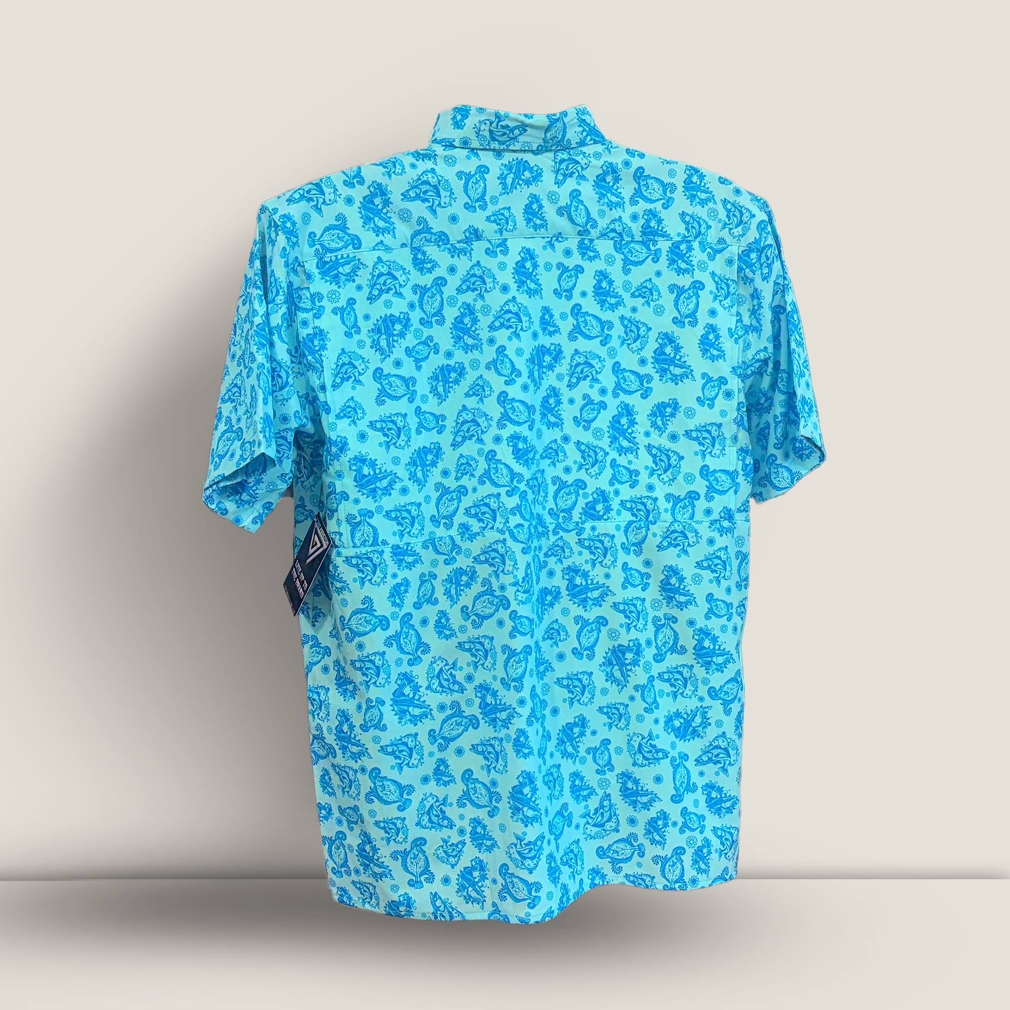 Light Blue Paisley