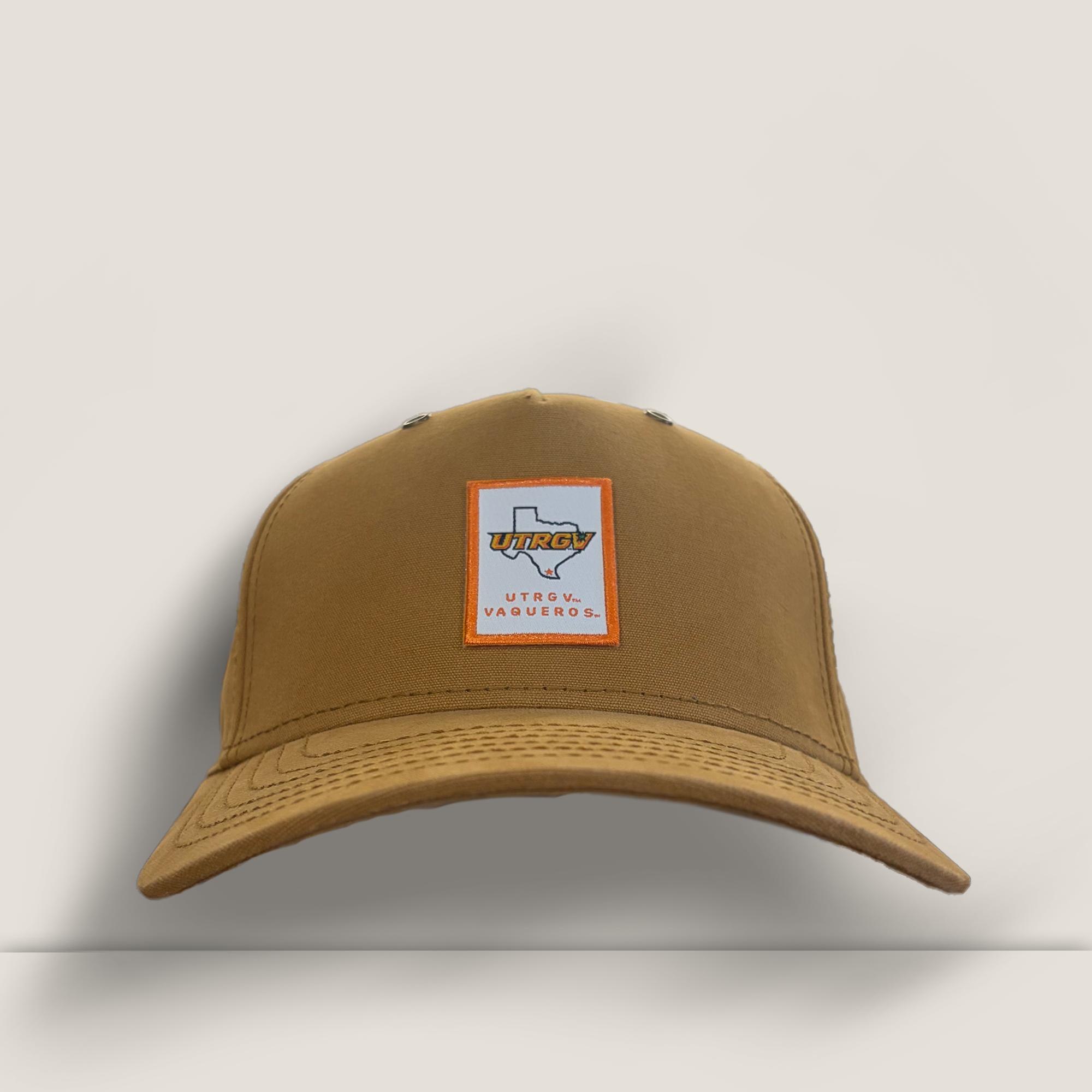 khaki UTRGV patch cap